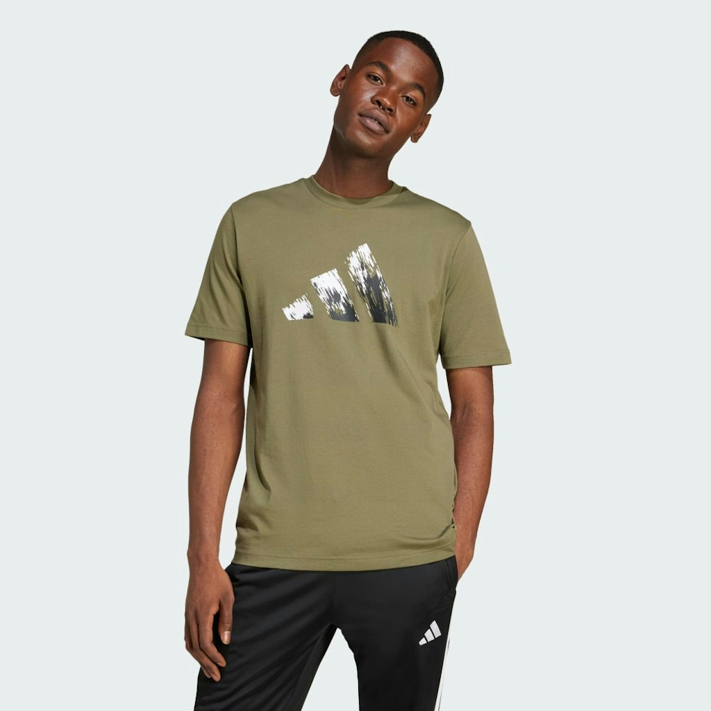 Adidas Lounge Painted Graphic 4XL Men's T-Shirt: $25