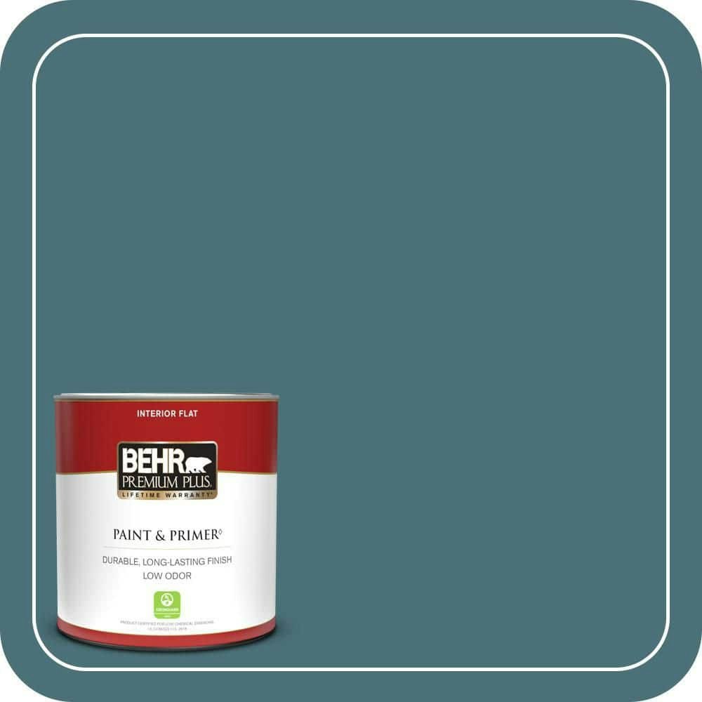 River Rapids Flat Interior Paint and Primer 1-Quart: $17.48 River Rapids Flat Interior Paint and Primer 1-Quart: $17.48