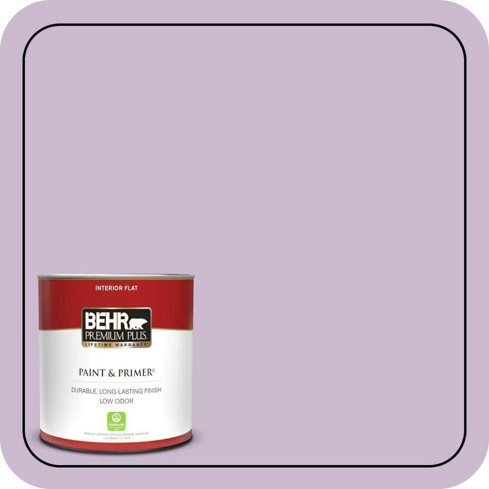 Behr Premium Plus Flat Interior Paint & Primer 1-Quart Can: $17.48 Behr Premium Plus Flat Interior Paint & Primer 1-Quart Can: $17.48