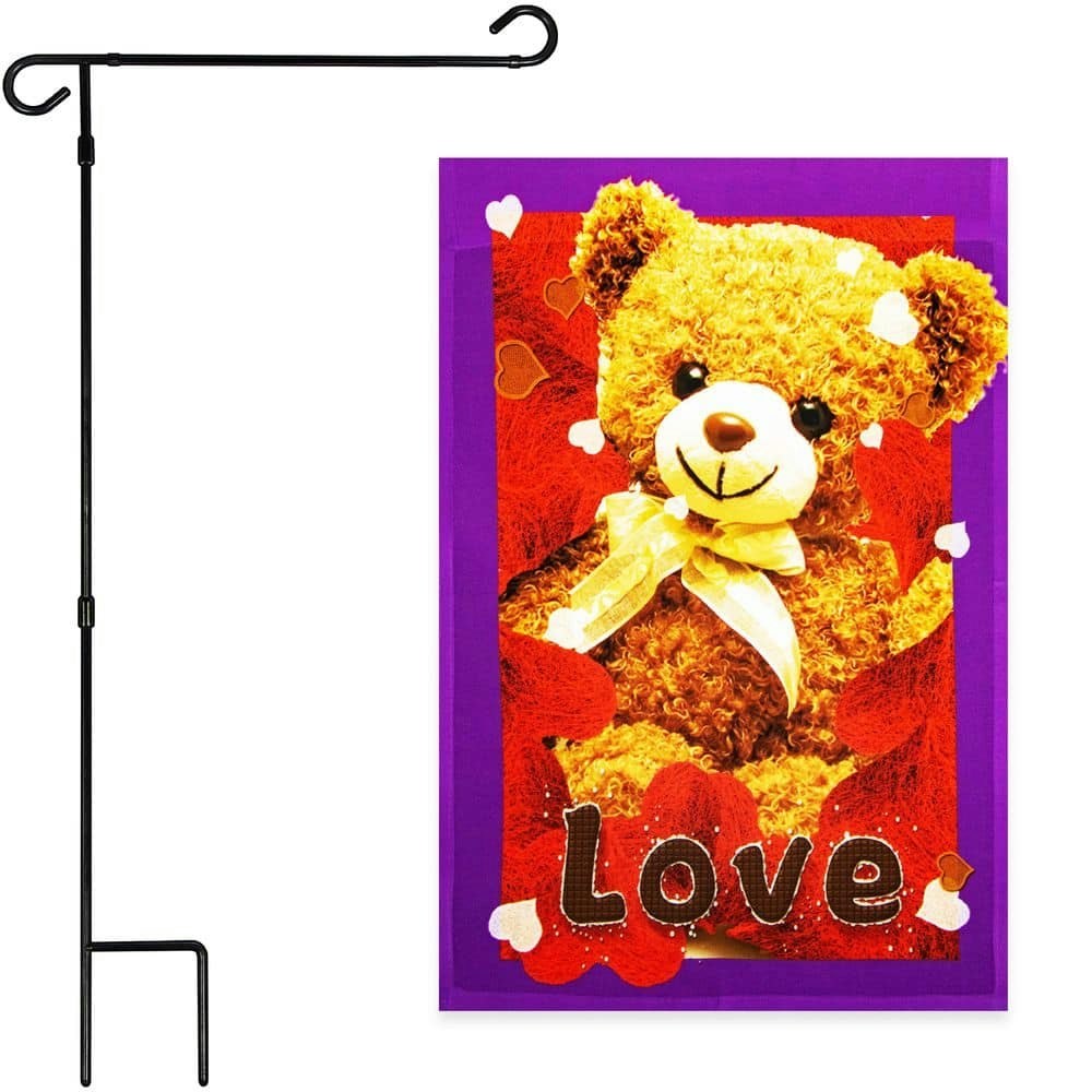 Love Toy Bear Polyester Flag 1-Foot x 1.5-Foot: $24.99 Love Toy Bear Polyester Flag 1-Foot x 1.5-Foot: $24.99