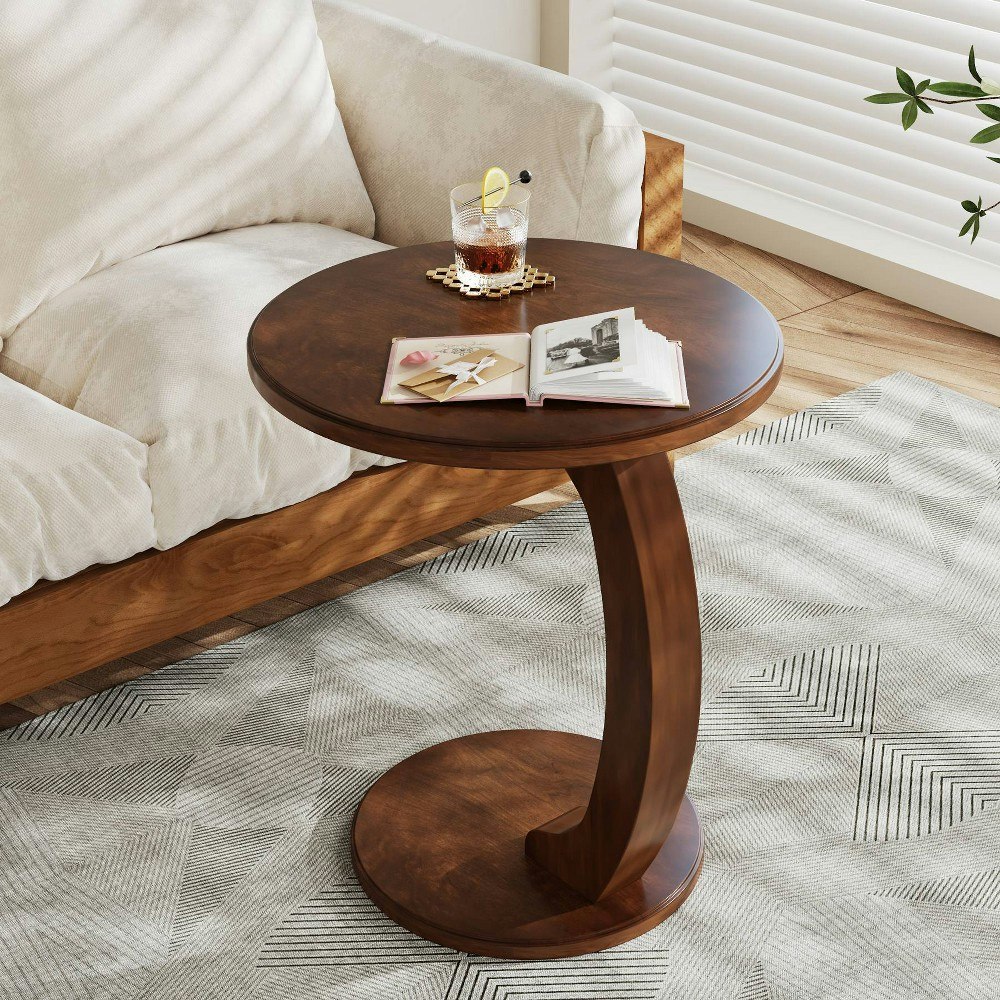 Little Tree Round C-Shaped End Table: $79.99 Little Tree Round C-Shaped End Table: $79.99