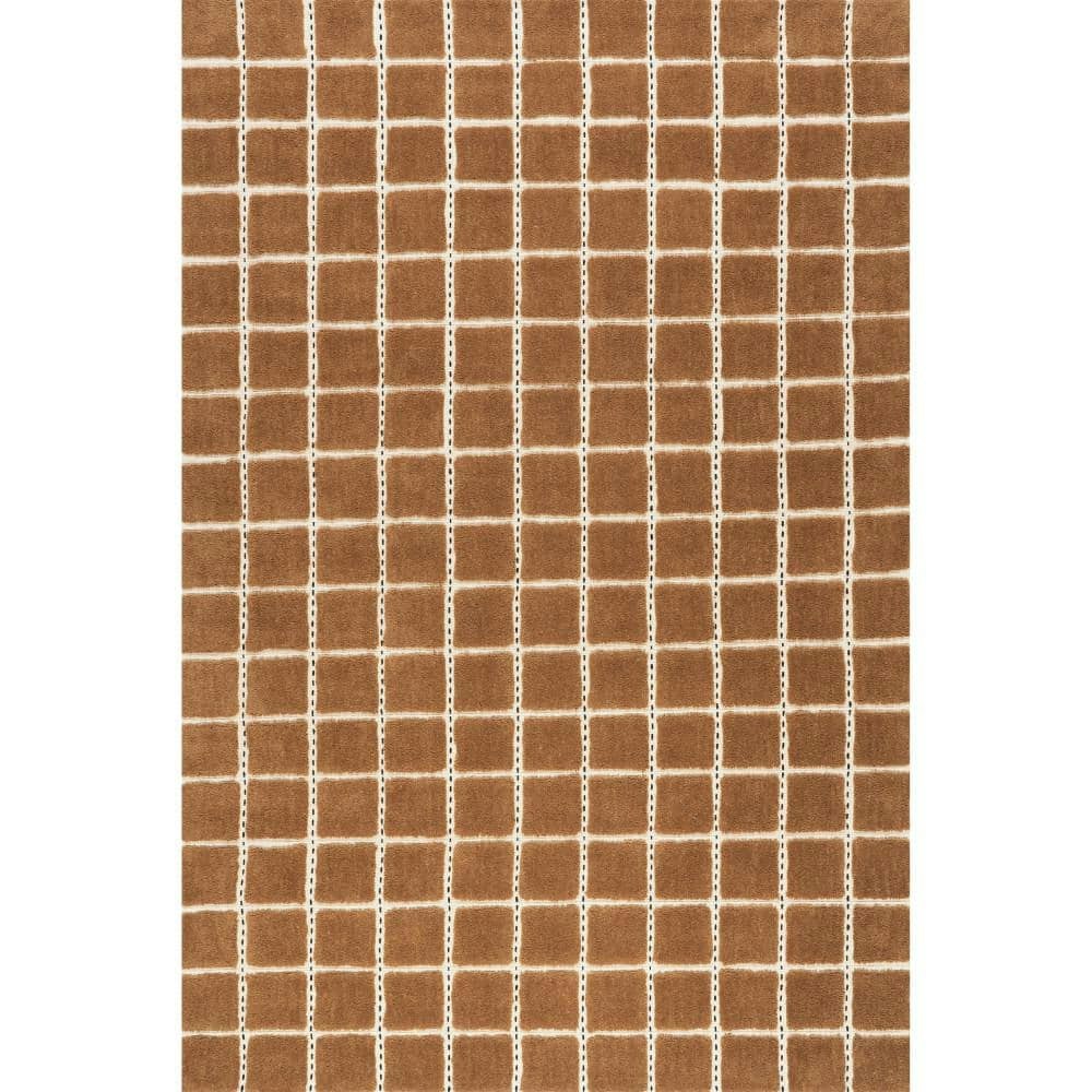 Gretchen 8-foot x 10-foot Checked Wool Indoor/Outdoor Rug: $398 Gretchen 8-foot x 10-foot Checked Wool Indoor/Outdoor Rug: $398