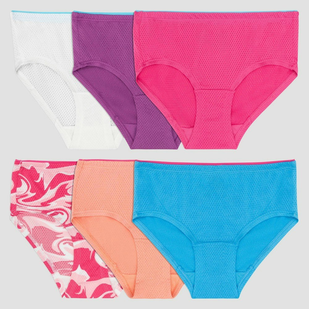 Fruit of the Loom Girls' Micro Mesh Briefs 6-Pack: $11.99 Fruit of the Loom Girls' Micro Mesh Briefs 6-Pack: $11.99