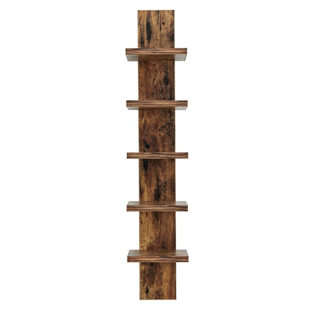 Danya B. 30-Inch 5-Tier Slim Vertical Wall Shelf: $37.99