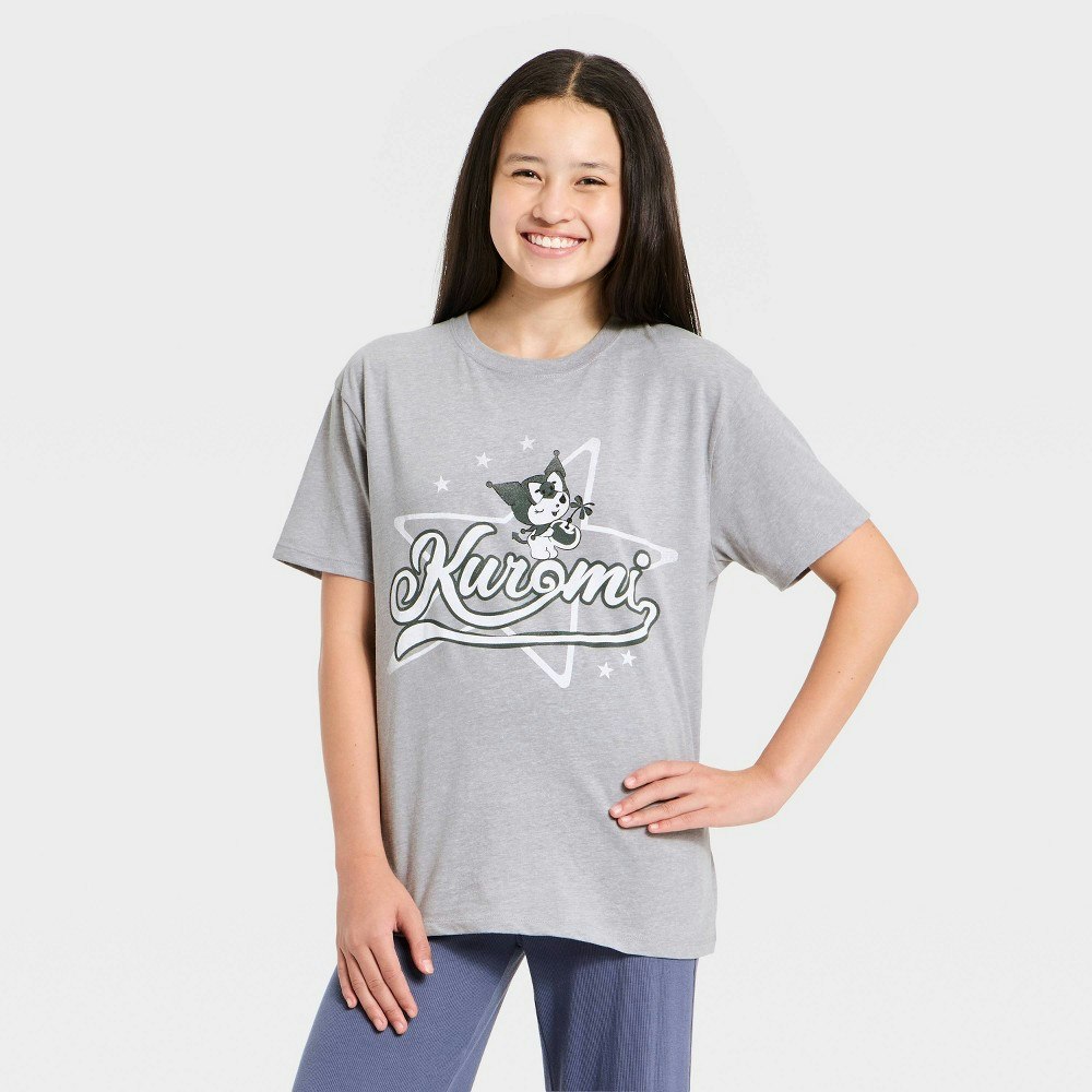 Girls' Sanrio Kuromi Oversized Graphic T-Shirt: $10 Girls' Sanrio Kuromi Oversized Graphic T-Shirt: $10