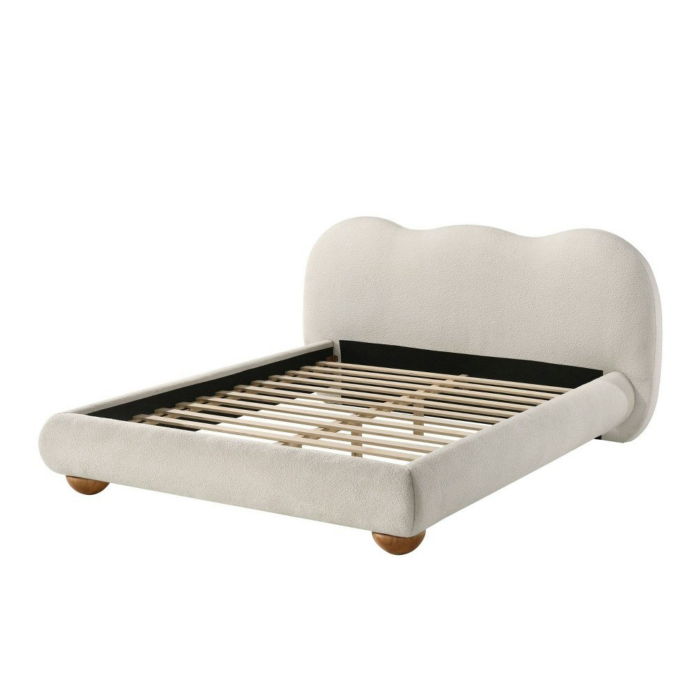 Furniture of America Nilo Queen Upholstered Platform Bed: $1,728.99 Furniture of America Nilo Queen Upholstered Platform Bed: $1,728.99