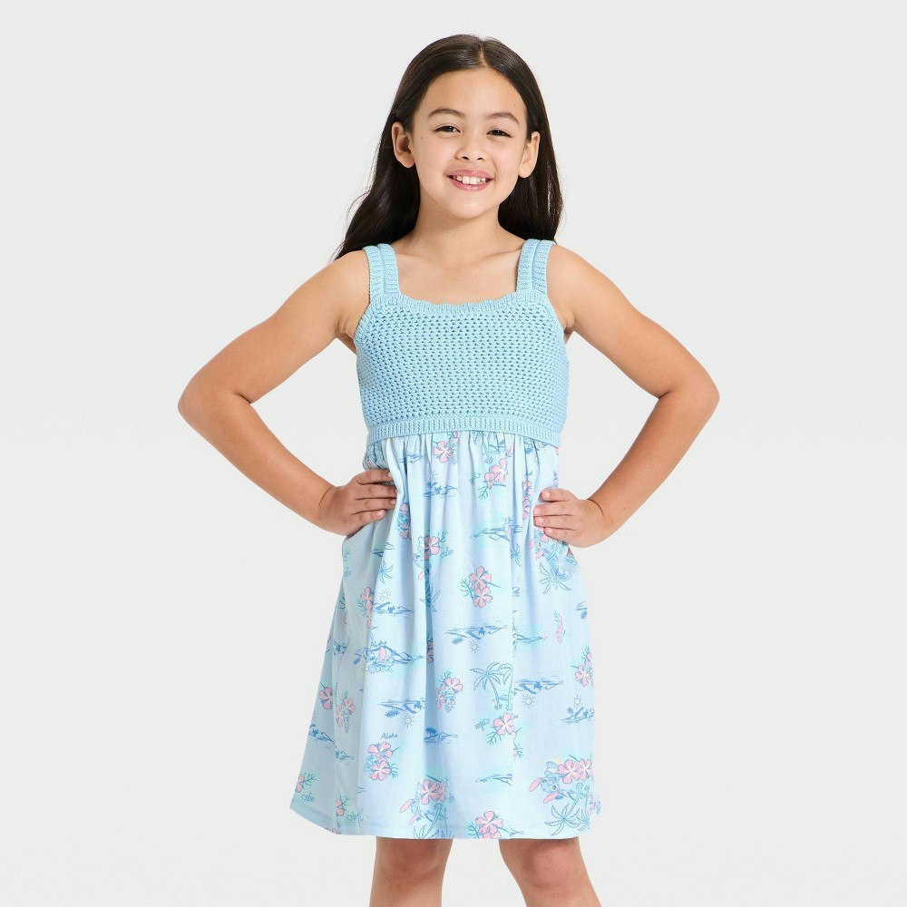 Girls' Disney Lilo and Stitch Crochet Dress: $25 Girls' Disney Lilo and Stitch Crochet Dress: $25