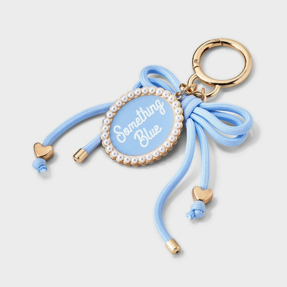 Something Blue Cord Bow Bag Charm: $10 Something Blue Cord Bow Bag Charm: $10