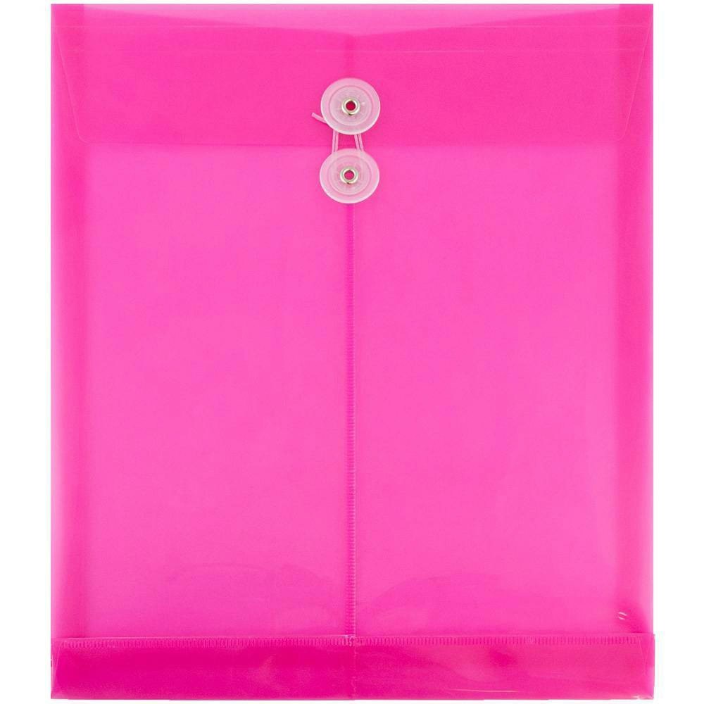 Jam Paper 9 3/4" x 11 3/4" Plastic Envelopes 12-Pack: $23.99 Jam Paper 9 3/4" x 11 3/4" Plastic Envelopes 12-Pack: $23.99