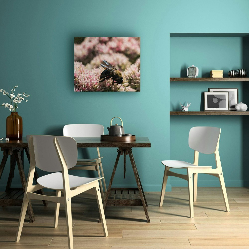 Trademark Fine Art 18"x22" Leslie Montgomery Bee & Flowers Wall Decor: $50.99 Trademark Fine Art 18"x22" Leslie Montgomery Bee & Flowers Wall Decor: $50.99