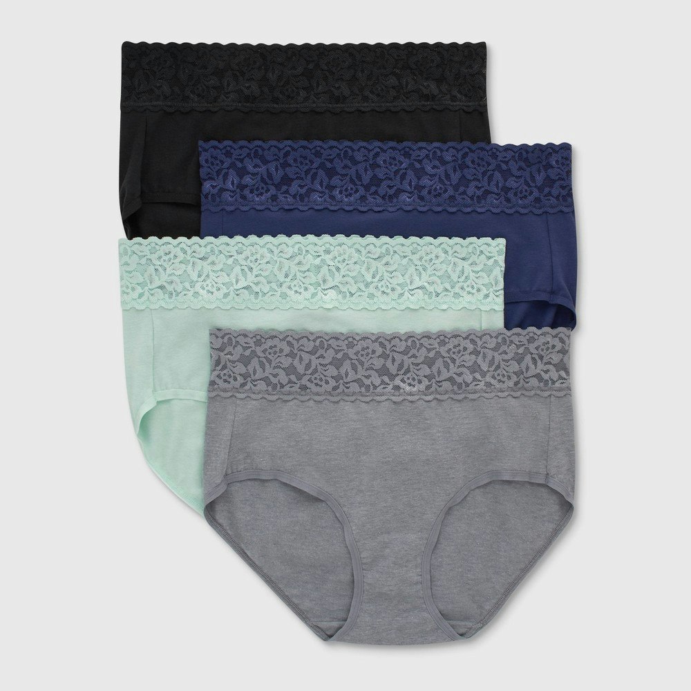 Hanes Women's Lace Brief Underwear 4-Pack: $19.99 Hanes Women's Lace Brief Underwear 4-Pack: $19.99