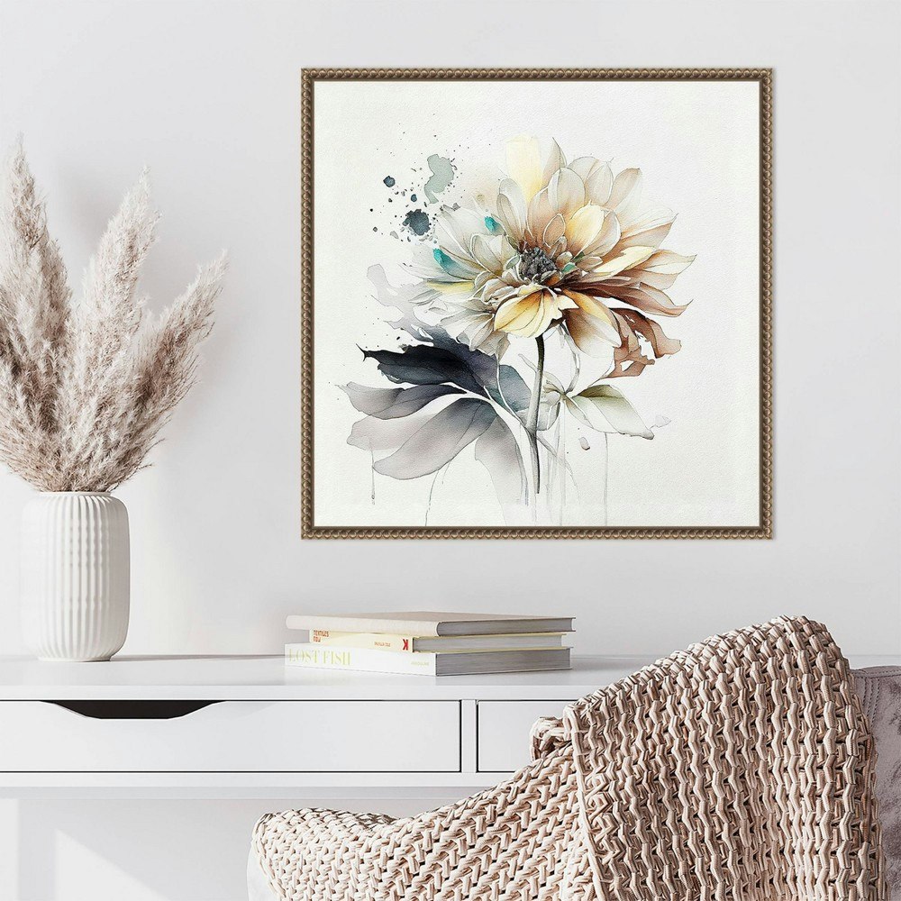 Amanti Art 22"x22" Pastel Flower Framed Canvas Wall Art: $84.99 Amanti Art 22"x22" Pastel Flower Framed Canvas Wall Art: $84.99