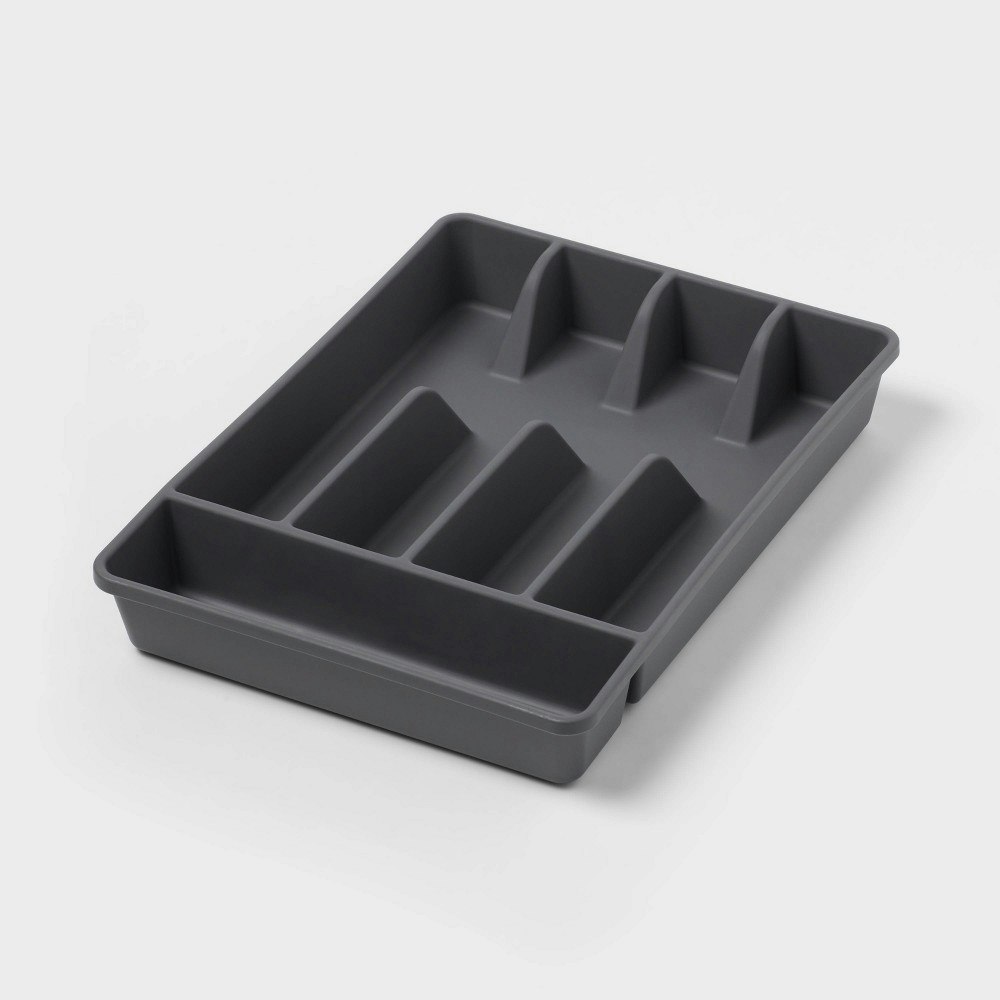 Brightroom 5-Compartment Plastic Drawer Organizer: $2 Brightroom 5-Compartment Plastic Drawer Organizer: $2