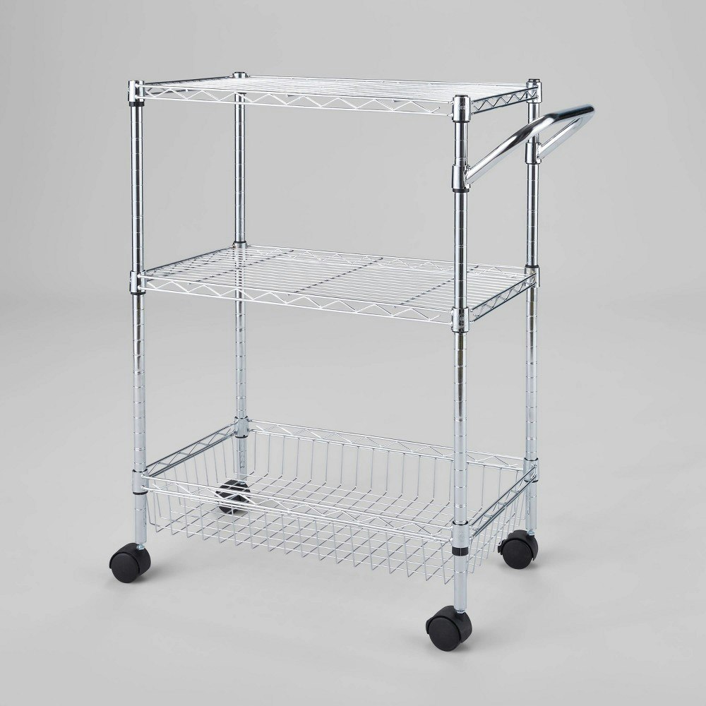 Brightroom 3-Tier Rolling Utility Cart: $35 Brightroom 3-Tier Rolling Utility Cart: $35