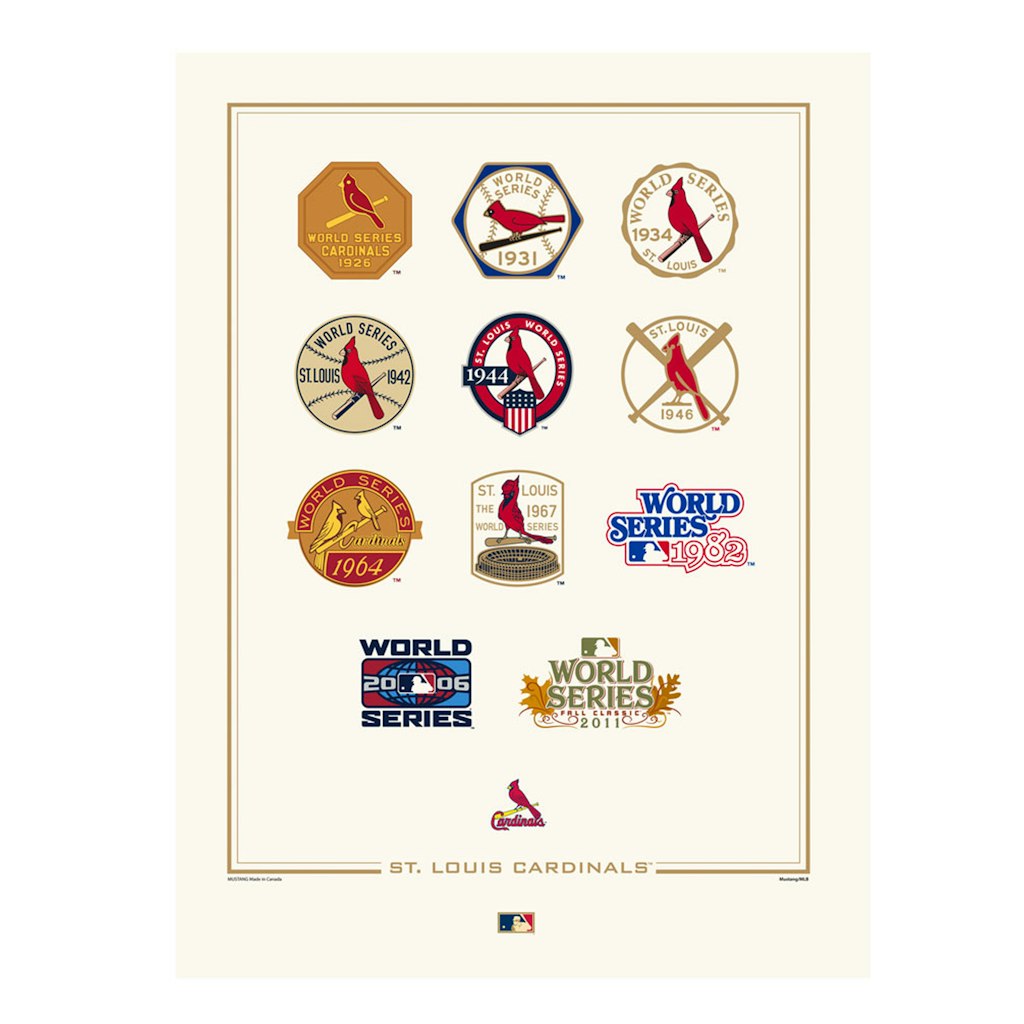 St. Louis Cardinals 12" x 16" World Series Art Print: $39.99