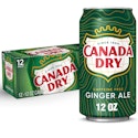 Canada Dry Ginger Ale 12-oz. Can 12-Pack for $5.00 + free shipping w/ Prime
