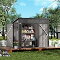 8x4-Foot Metal Outdoor Storage Shed for $170 + free shipping