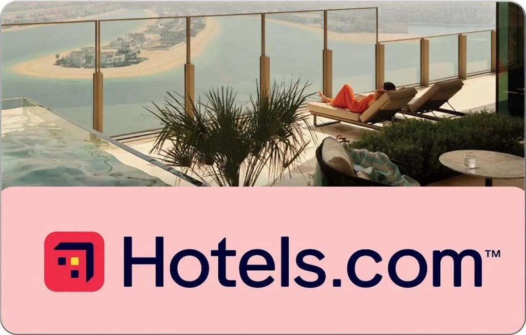 $550 in Hotels.com Gift Cards: $500