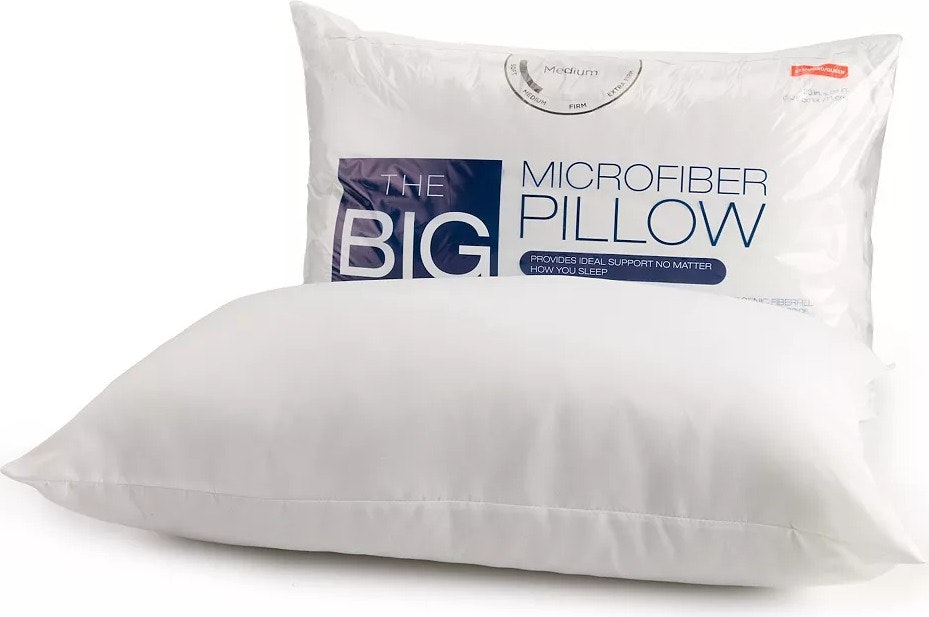 The Big One Microfiber Pillow: 2 for $4.48