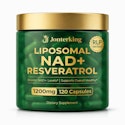 JonterKing NAD+ 1,200mg Supplement 120-Capsule Bottle for $10 + free shipping w/ Prime