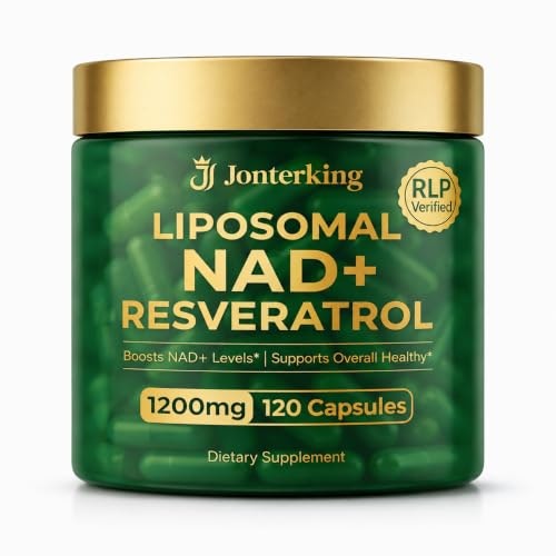 JonterKing NAD+ 1,200mg Supplement 120-Capsule Bottle: $9.99
