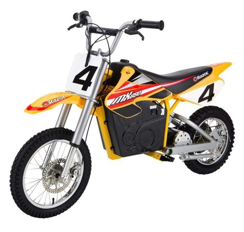 Razor MX650 Dirt Rocket Electric Motocross Off-Road Bike: $419