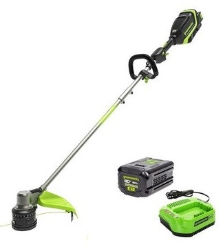 Certified Refurb Greenworks 80V 17" String Trimmer w/ 2Ah Battery & Charger: $180