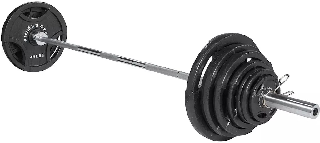 Fitness Gear 300 lb. Olympic Weight Set: $300