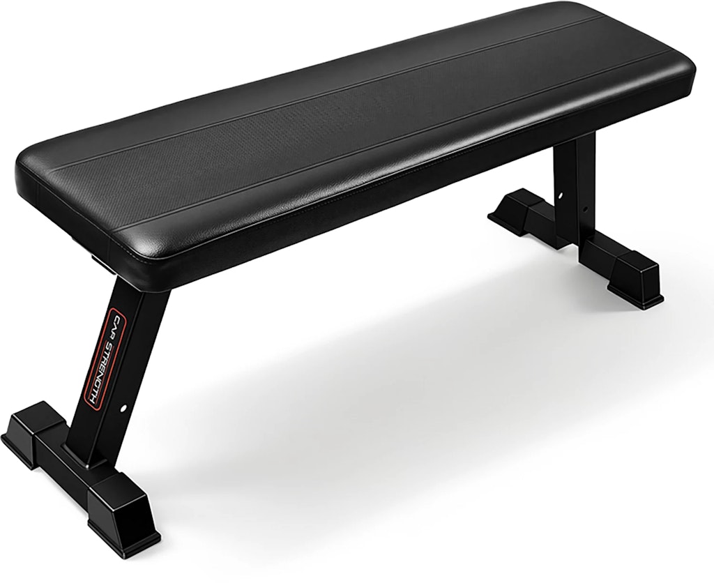 CAP Barbell Strength Foldable Flat Bench: $64