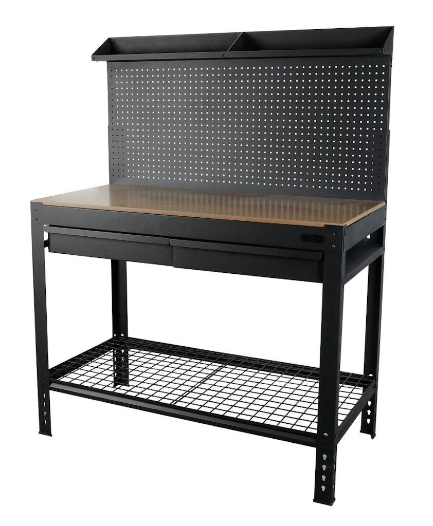 Hyper Tough 48" Steel Workbench: $89
