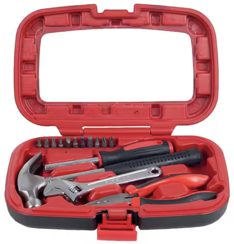 Stalwart 15-Piece Household Tool Kit: $11