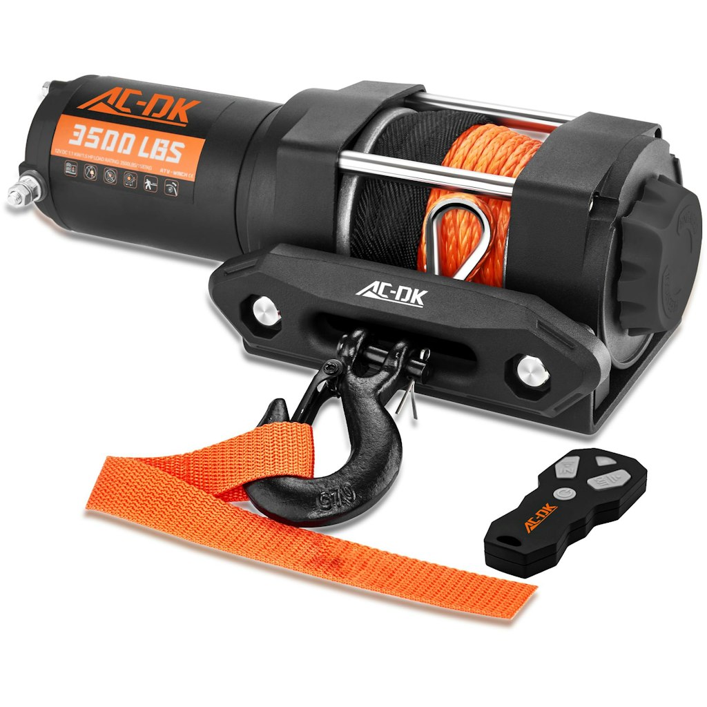 AC-DK 3,500-lb. ATV/UTV Winch Kit: $100