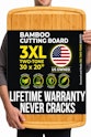 Greener Chef 30" x 20" Organic Extra Large Cutting Board for $41 + free shipping