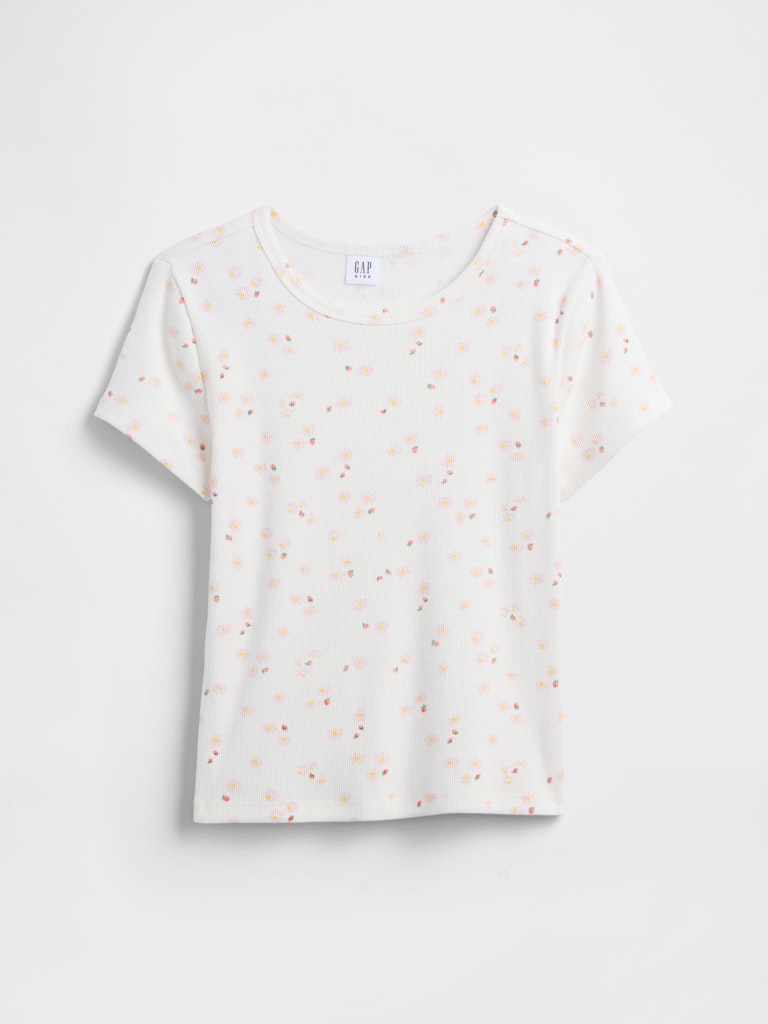 Kids Ribbed Crewneck T-Shirt: $7 Kids Ribbed Crewneck T-Shirt: $7