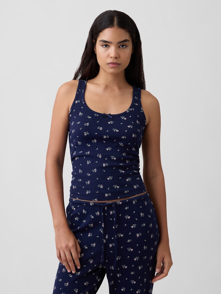 Pointelle PJ Tank Top: $11.99 Pointelle PJ Tank Top: $11.99