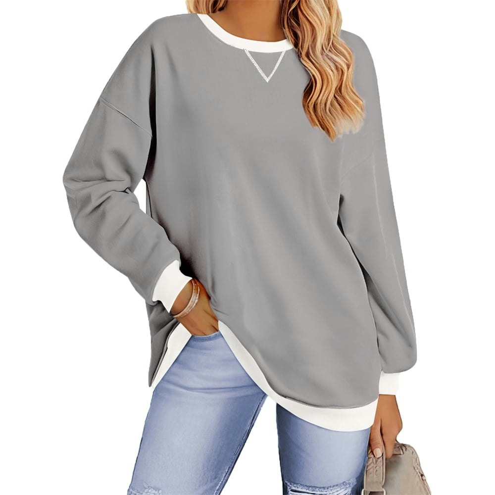 Fantaslook Women's Crewneck Color Block Pullover Sweatshirt: $14.39 Fantaslook Women's Crewneck Color Block Pullover Sweatshirt: $14.39