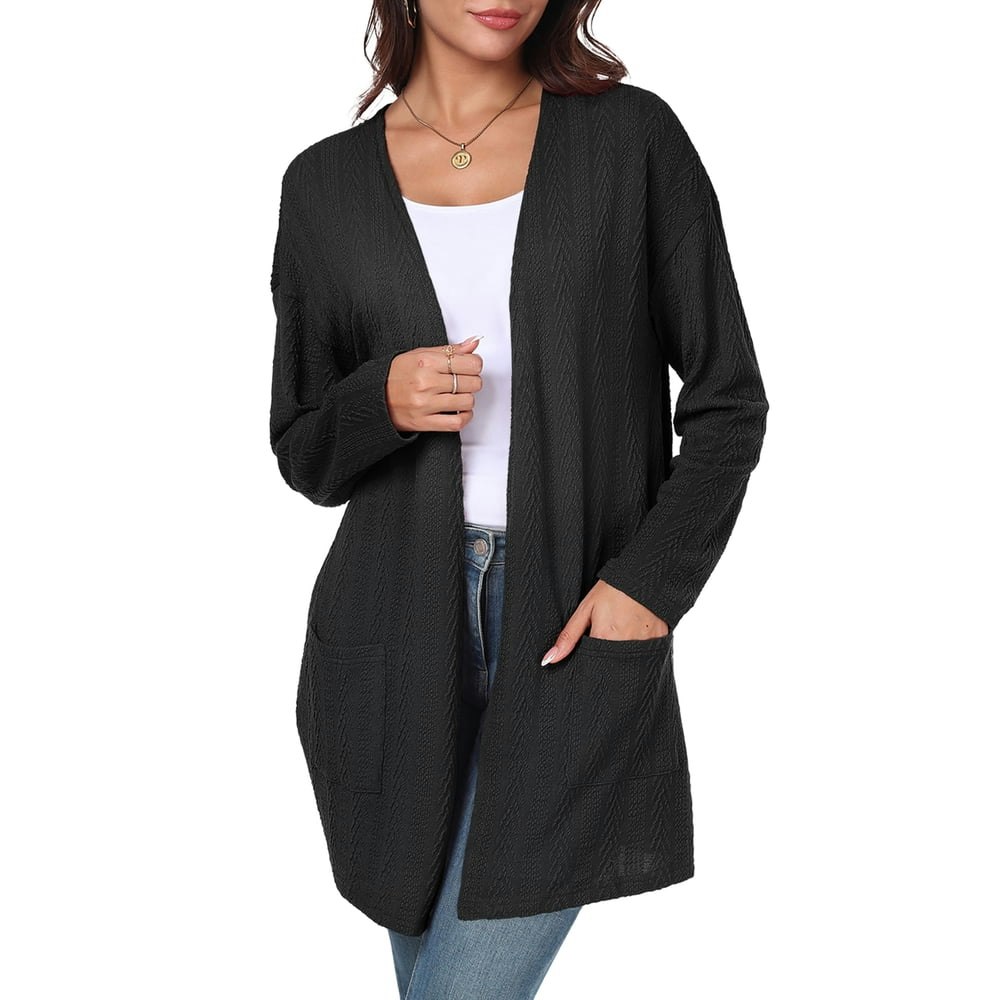 Gleelist Women's Open Front Long Sleeve Cardigan: $14.99 Gleelist Women's Open Front Long Sleeve Cardigan: $14.99