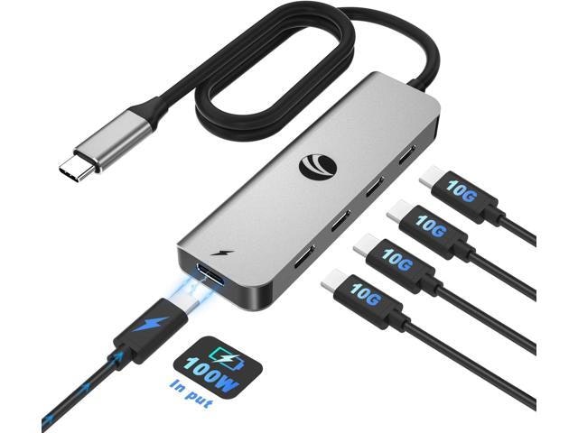 VCOM 5-Port USB-C 10Gbps Hub with 100W Power Delivery: $37.60 VCOM 5-Port USB-C 10Gbps Hub with 100W Power Delivery: $37.60