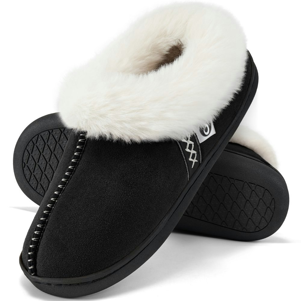 Ablanczoom Women's Memory Foam Fuzzy Slippers: $11.90 Ablanczoom Women's Memory Foam Fuzzy Slippers: $11.90