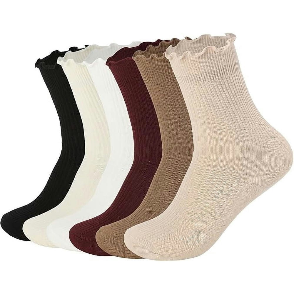 Women's Ruffle Ankle Socks 6-Pack: $12.58 Women's Ruffle Ankle Socks 6-Pack: $12.58