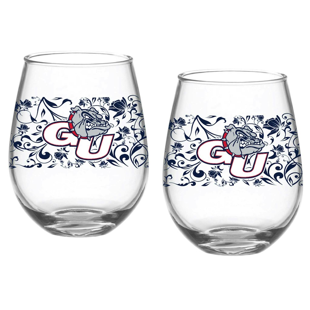 Gonzaga Bulldogs 15oz. Stemless Glass 2-Pack: $39.99 Gonzaga Bulldogs 15oz. Stemless Glass 2-Pack: $39.99