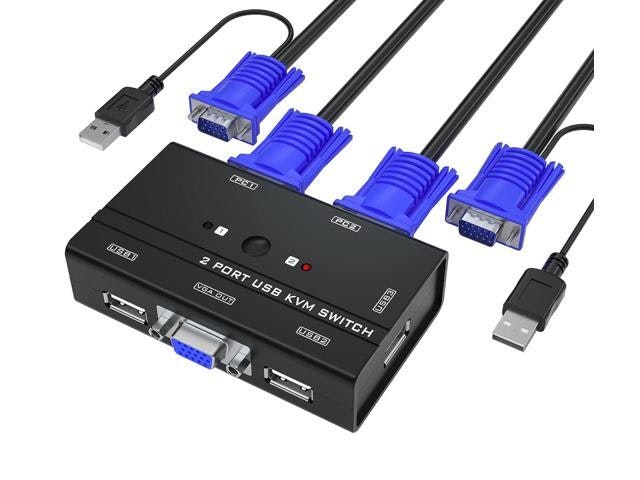 Yinker 2-Port USB VGA KVM Switch: $27.19 Yinker 2-Port USB VGA KVM Switch: $27.19
