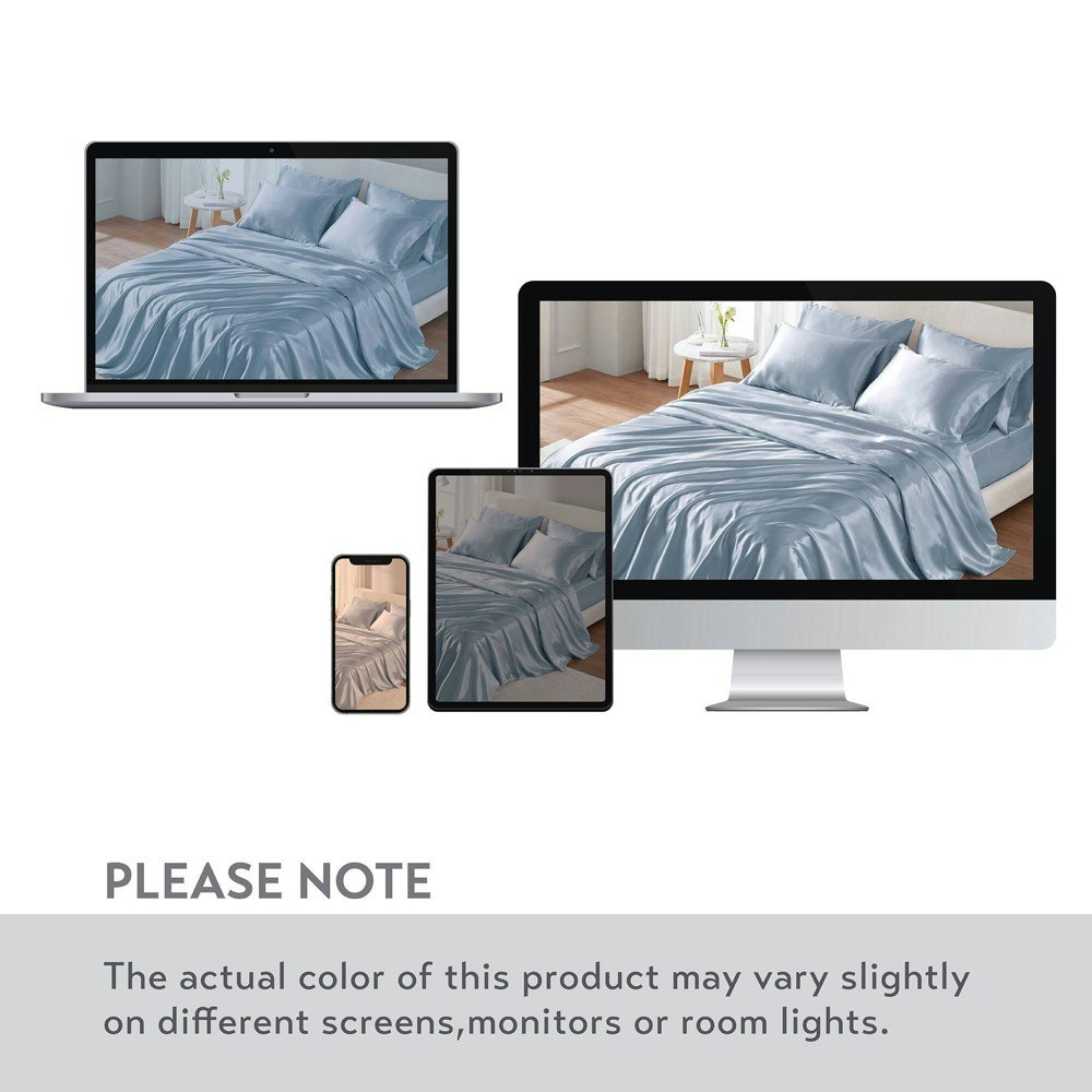 Madison Park Full Satin Sheet Set: $23.49