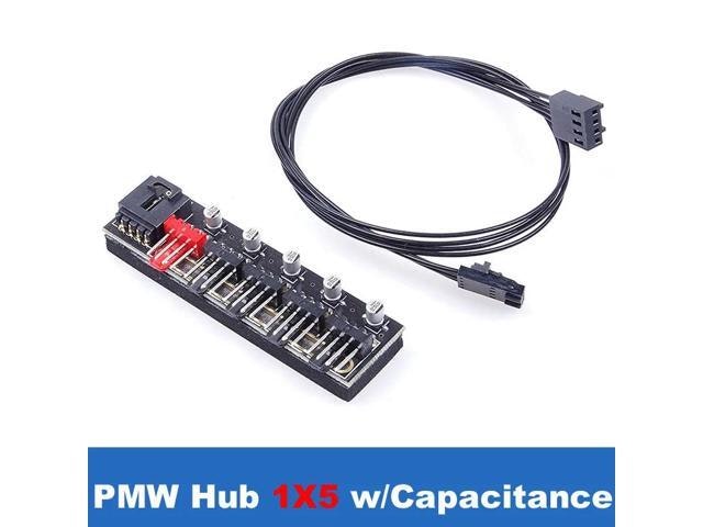 PWM 1-to-5 Fan Hub Splitter Adapter Cable: $24 PWM 1-to-5 Fan Hub Splitter Adapter Cable: $24