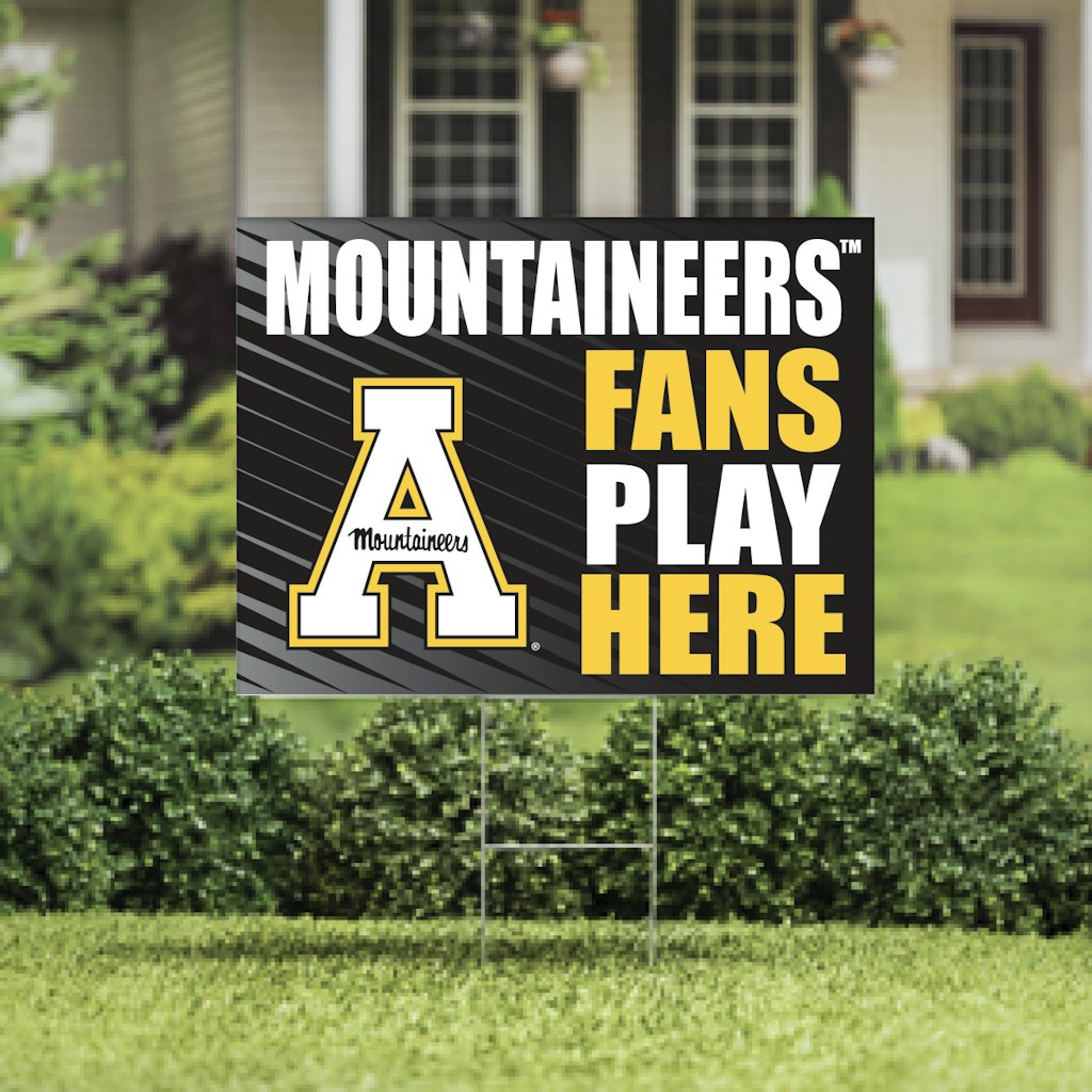 Appalachian State Mountaineers 18" x 24" Yard Sign: $31.99 Appalachian State Mountaineers 18" x 24" Yard Sign: $31.99