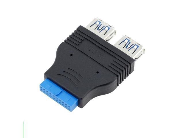 USB 3.0 20-Pin Internal Header to Dual USB-A Adapter: $6.99 USB 3.0 20-Pin Internal Header to Dual USB-A Adapter: $6.99