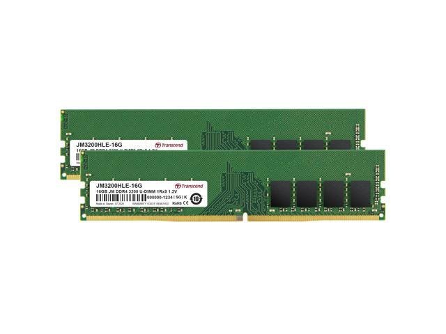Transcend 16GB (2x8GB) DDR4 3200MHz Desktop Memory Kit: $292.99