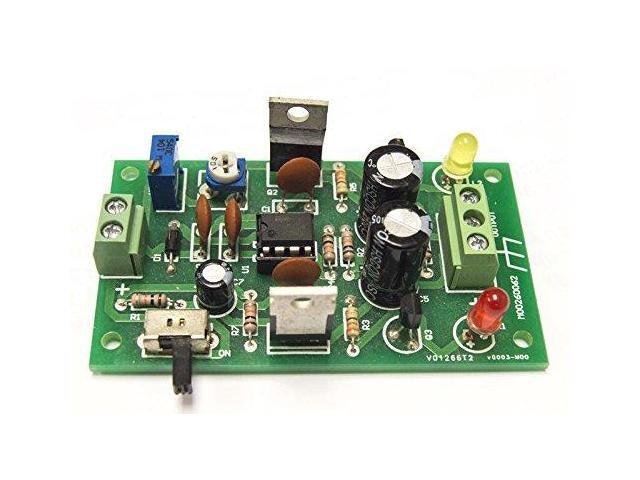 Dual Rail Variable DC Power Supply Soldering Kit: $14.99