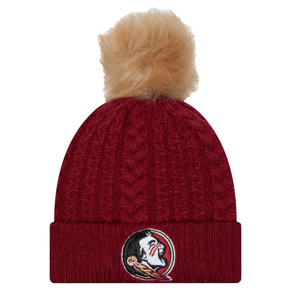 New Era Florida State Seminoles Women's Cuffed Knit Pom Hat: $34.99