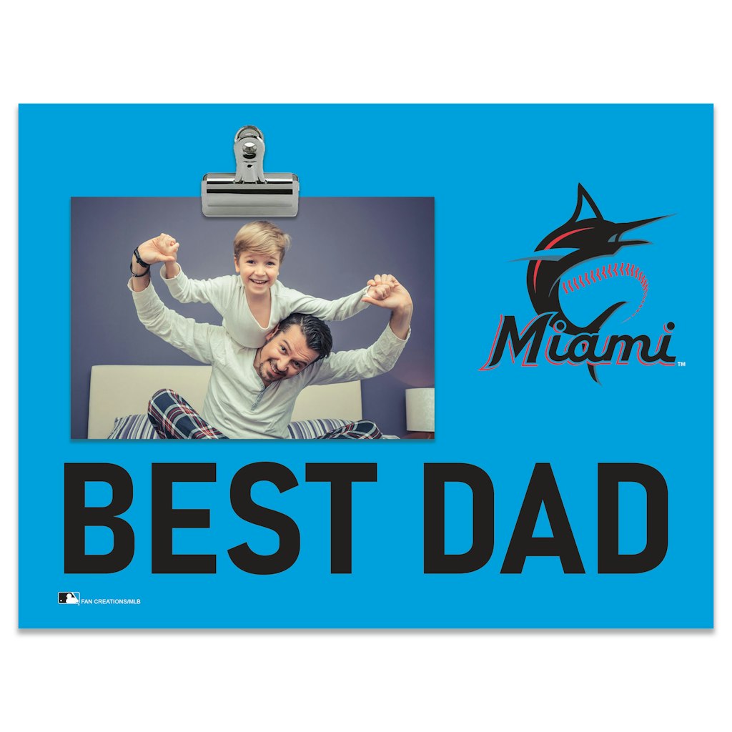 Miami Marlins 8" x 10.5" Best Dad Clip Frame: $29.99 Miami Marlins 8" x 10.5" Best Dad Clip Frame: $29.99
